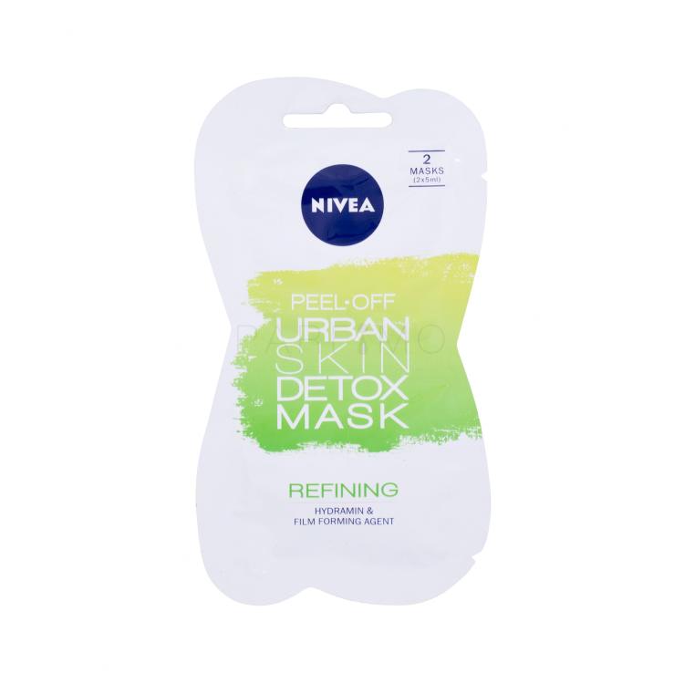 Nivea Urban Skin Detox Peel-Off Mask Gesichtsmaske für Frauen 10 ml