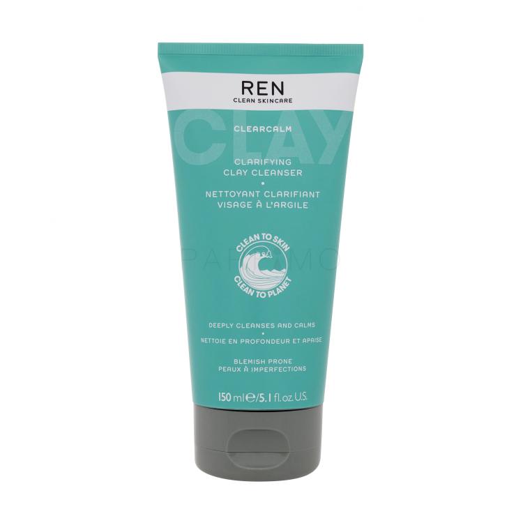 REN Clean Skincare Clearcalm 3 Clarifying Clay Cleanser Reinigungsgel für Frauen 150 ml
