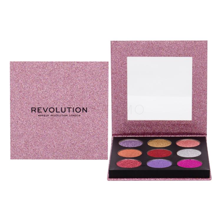 Makeup Revolution London Pressed Glitter Lidschatten für Frauen 13,5 g Farbton  Diva