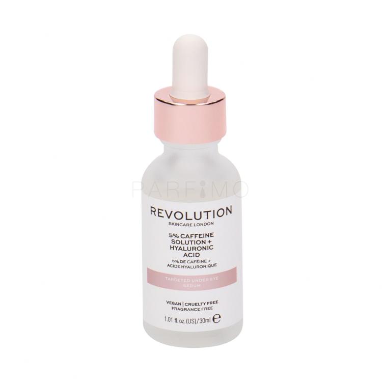 Revolution Skincare Skincare 5% Caffeine Solution + Hyaluronic Acid Targeted Under Eye Augenserum für Frauen 30 ml