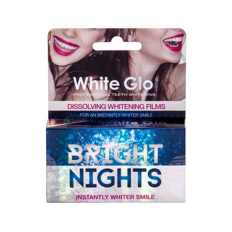 White Glo Bright Nights Whitening Films Zahnbleaching 6 St.