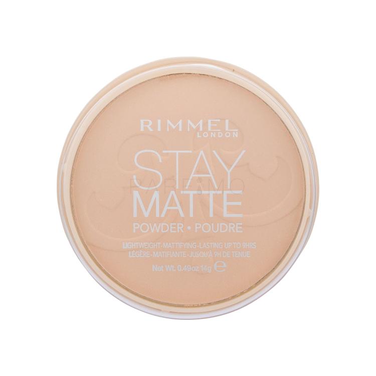 Rimmel London Stay Matte Puder für Frauen 14 g Farbton  006 Warm Beige
