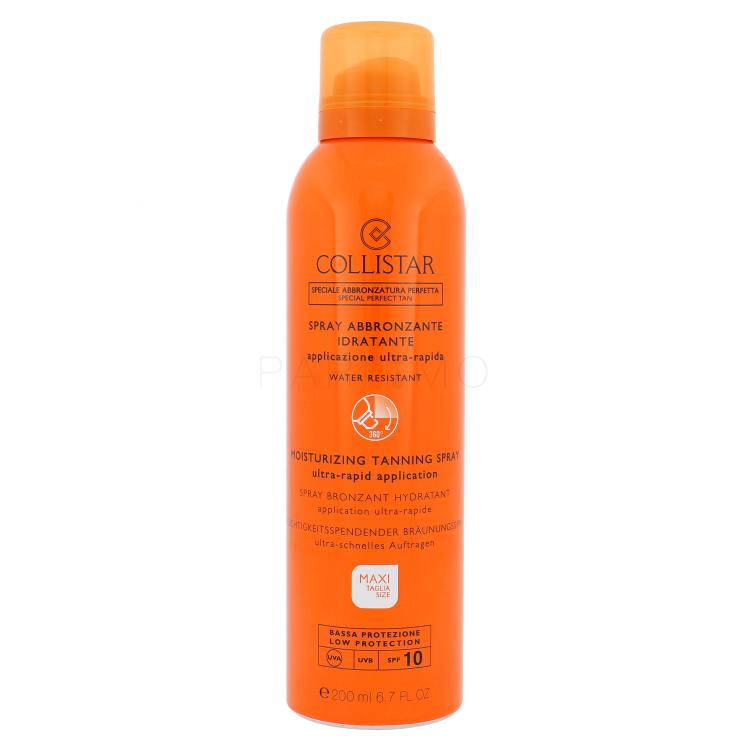 Collistar Special Perfect Tan Moisturizing Tanning Spray SPF10 Sonnenschutz für Frauen 200 ml