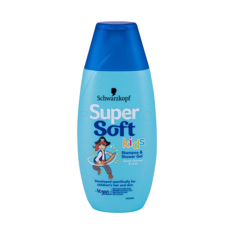 Schwarzkopf Super Soft Kids Shampoo &amp; Shower Gel Shampoo für Kinder 250 ml