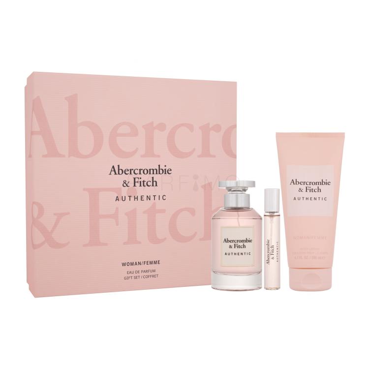 Abercrombie &amp; Fitch Authentic Geschenkset Edp 100 ml + Edp 15 ml + Körpermilch 200 ml