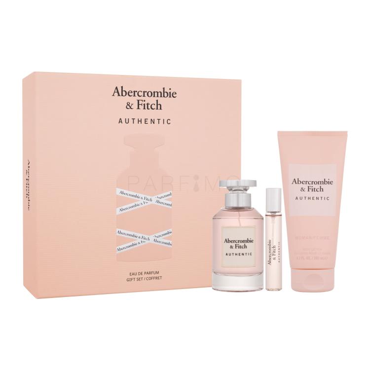 Abercrombie &amp; Fitch Authentic Geschenkset Edp 100 ml + Edp 15 ml + Körpermilch 200 ml