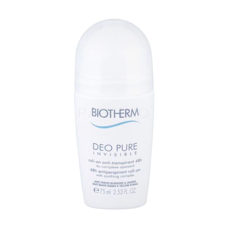 Biotherm Deo Pure Invisible 48h Roll-On Antiperspirant für Frauen 75 ml
