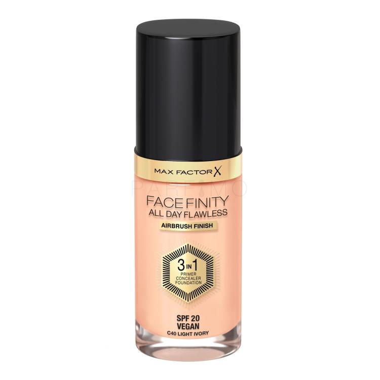 Max Factor Facefinity All Day Flawless SPF20 Foundation für Frauen 30 ml Farbton  C40 Light Ivory