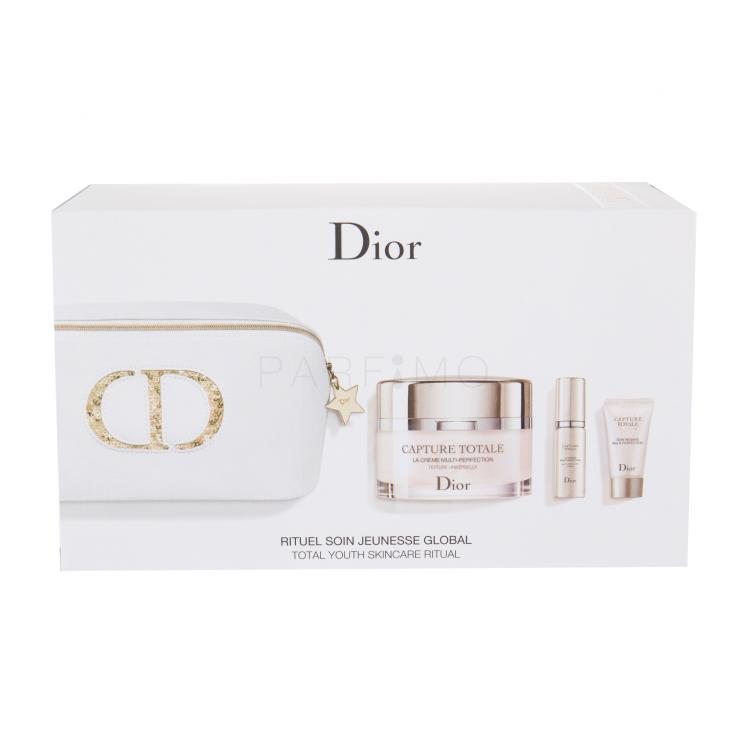 Christian Dior Capture Totale Geschenkset Tagespflege 60 ml + Gesichtsserum Multi-Perfection 7 ml + Augencreme Multi-Perfection 5 ml + Kosmetiktasche