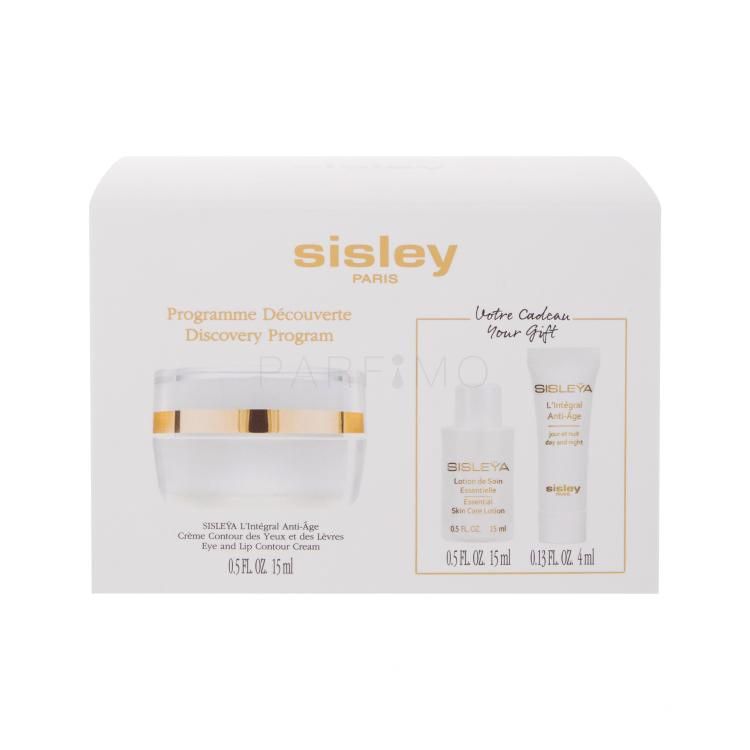 Sisley Sisleÿa L&#039;Intégral Anti-Âge Eye And Lip Contour Cream Geschenkset Augen- und Lippenpflege 15 ml + Gesichtsmilch Essential Skin Care 15 ml + Gesichtsserum L´Integral 4 ml