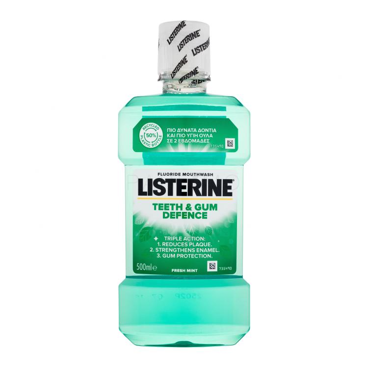 Listerine Teeth &amp; Gum Defence Fresh Mint Mouthwash Mundwasser 500 ml