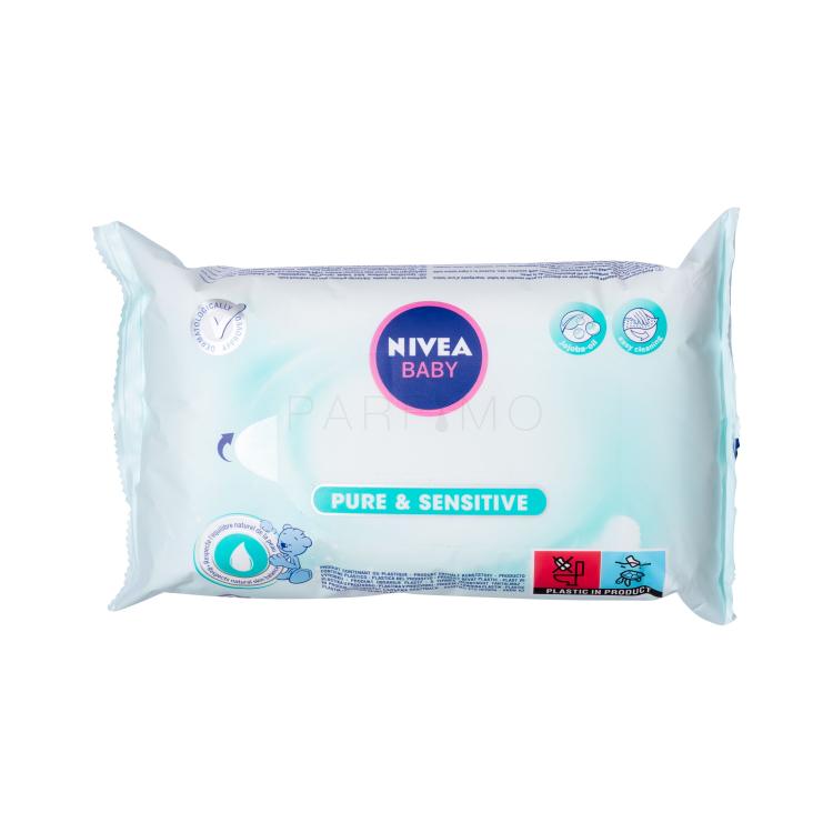 Nivea Baby Pure &amp; Sensitive Reinigungstücher für Kinder 63 St.