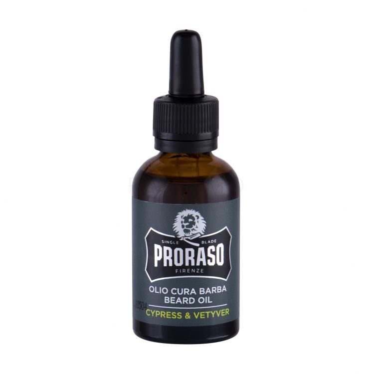 PRORASO Cypress &amp; Vetyver Beard Oil Bartöl für Herren 30 ml