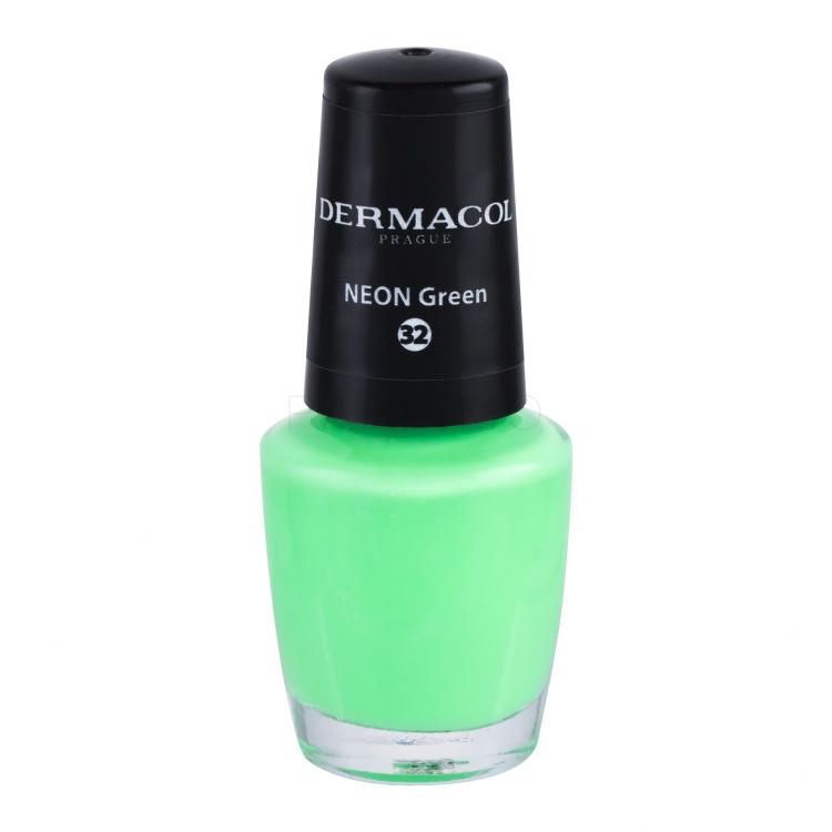 Dermacol Neon Nagellack für Frauen 5 ml Farbton  32 Neon Green