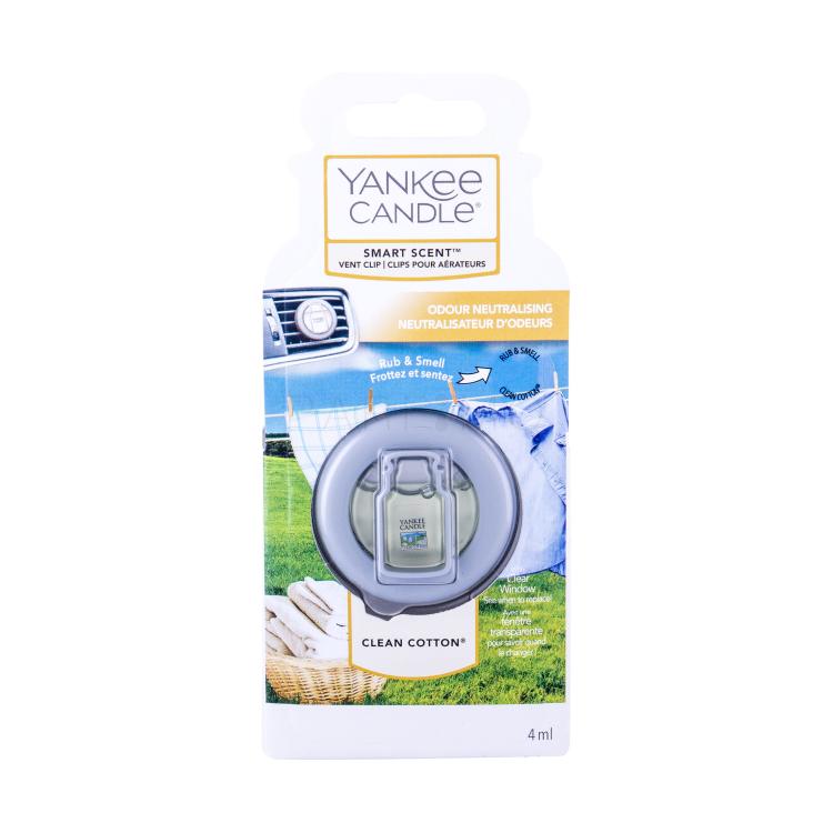 Yankee Candle Clean Cotton Autoduft 4 ml