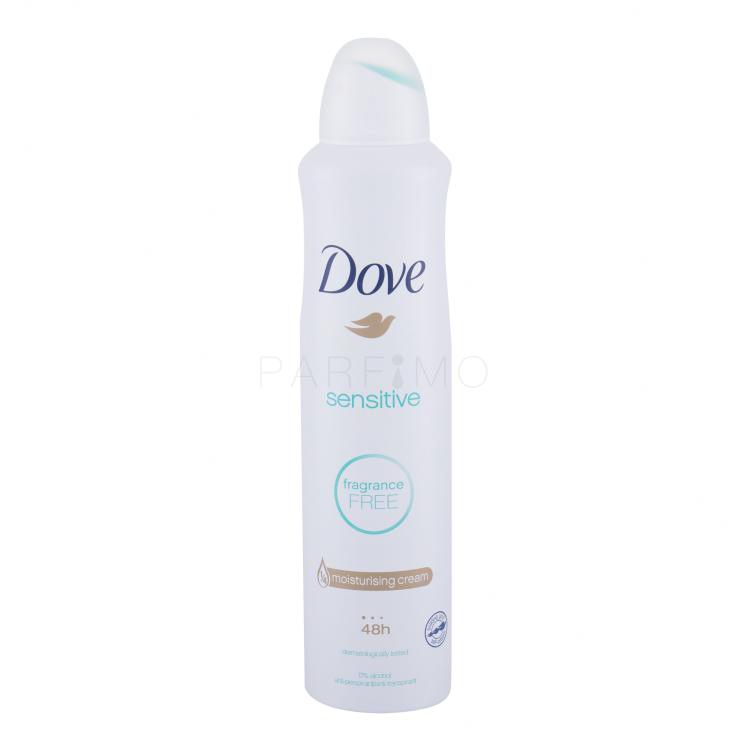 Dove Sensitive 48h Antiperspirant für Frauen 250 ml