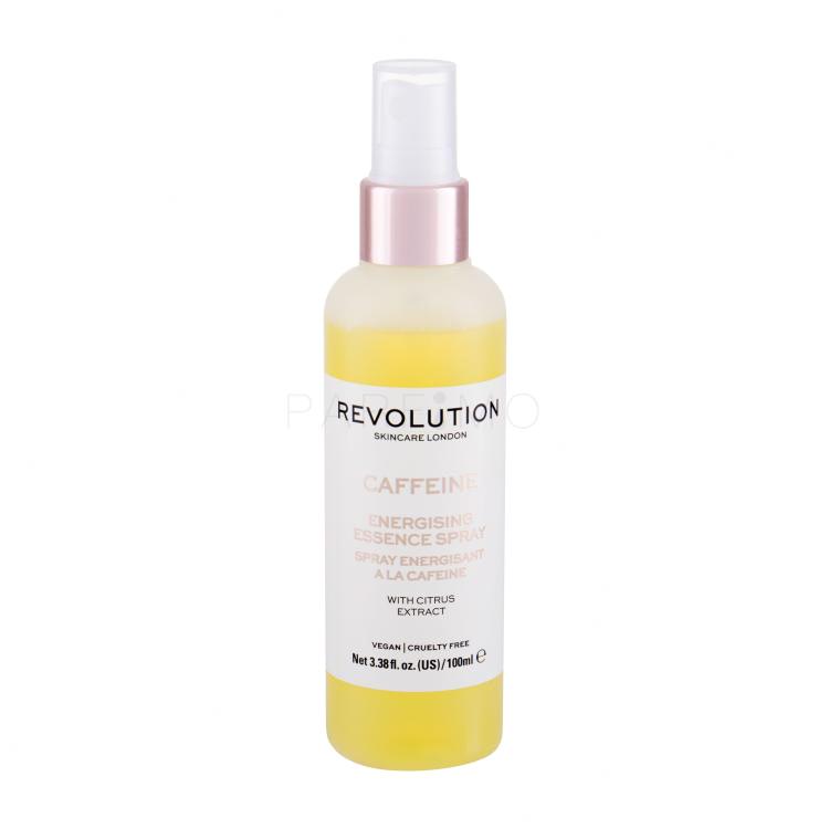 Revolution Skincare Caffeine Energising Essence Spray Gesichtswasser und Spray für Frauen 100 ml