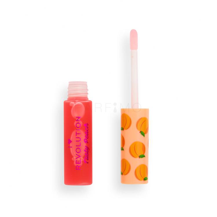 I Heart Revolution Tasty Peach Lip Oil Lippenöl für Frauen 6 ml Farbton  Peachy Keen