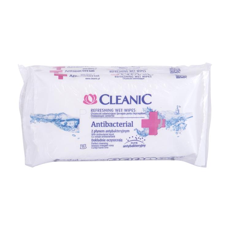 Cleanic Antibacterial Refreshing Geschenkset Antibakterielle Tücher 3 x 15 St.