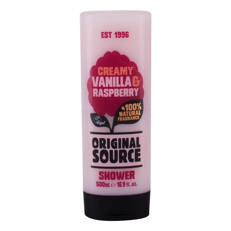 Original Source Shower Vanilla &amp; Raspberry Duschgel für Frauen 500 ml