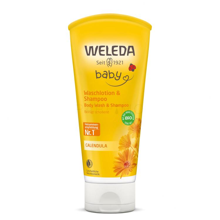 Weleda Baby Calendula Shampoo And Body Wash Shampoo für Kinder 200 ml