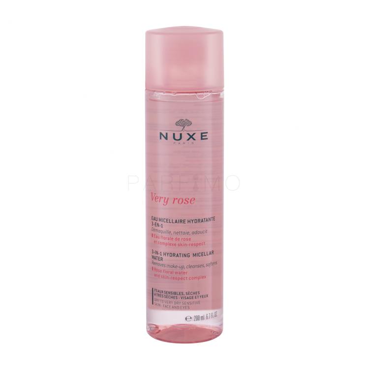 NUXE Very Rose 3-In-1 Hydrating Mizellenwasser für Frauen 200 ml