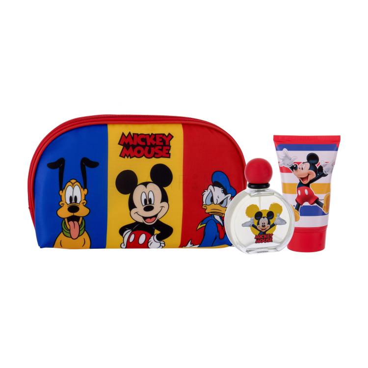Disney Mickey Mouse Geschenkset Edt 50 ml + Duschgel 100 ml + Kosmetiktasche