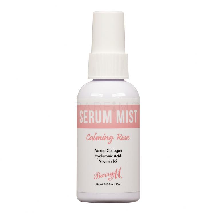 Barry M Serum Mist Calming Rose Gesichtswasser und Spray für Frauen 50 ml