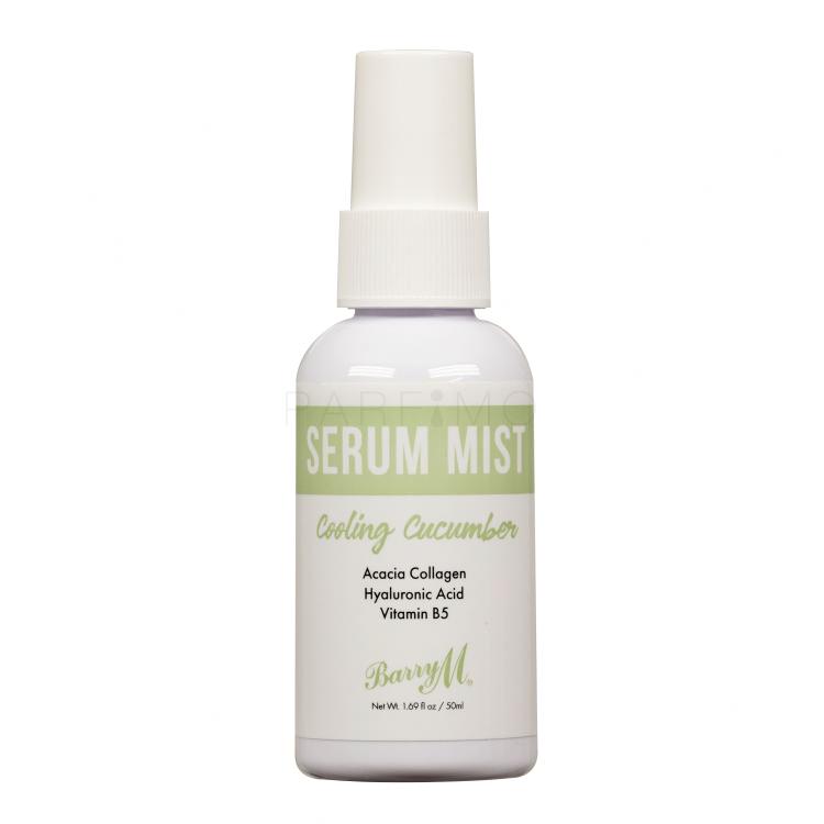Barry M Serum Mist Cooling Cucumber Gesichtswasser und Spray für Frauen 50 ml