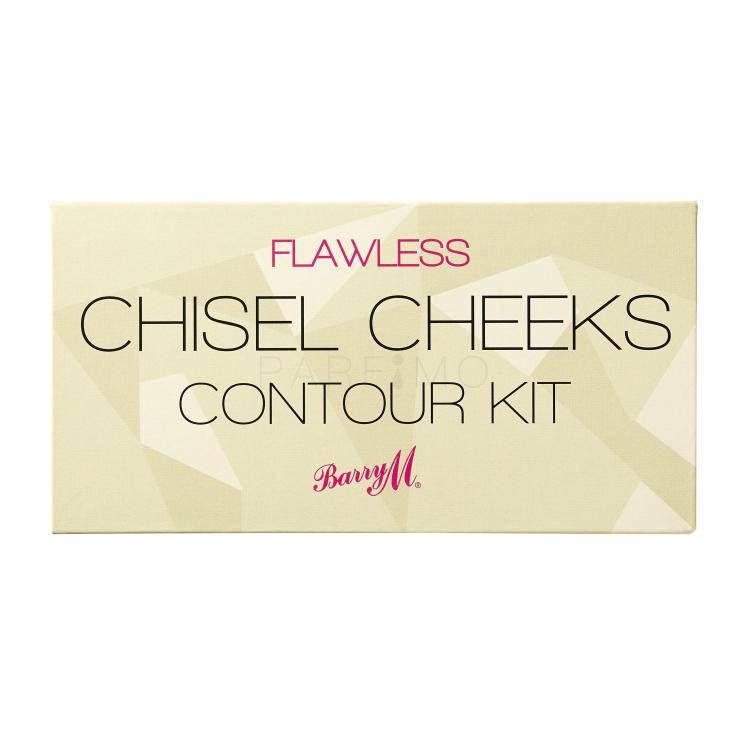Barry M Flawless Chisel Cheeks Contour Kit Puder für Frauen 2,5 g Farbton  Light - Medium