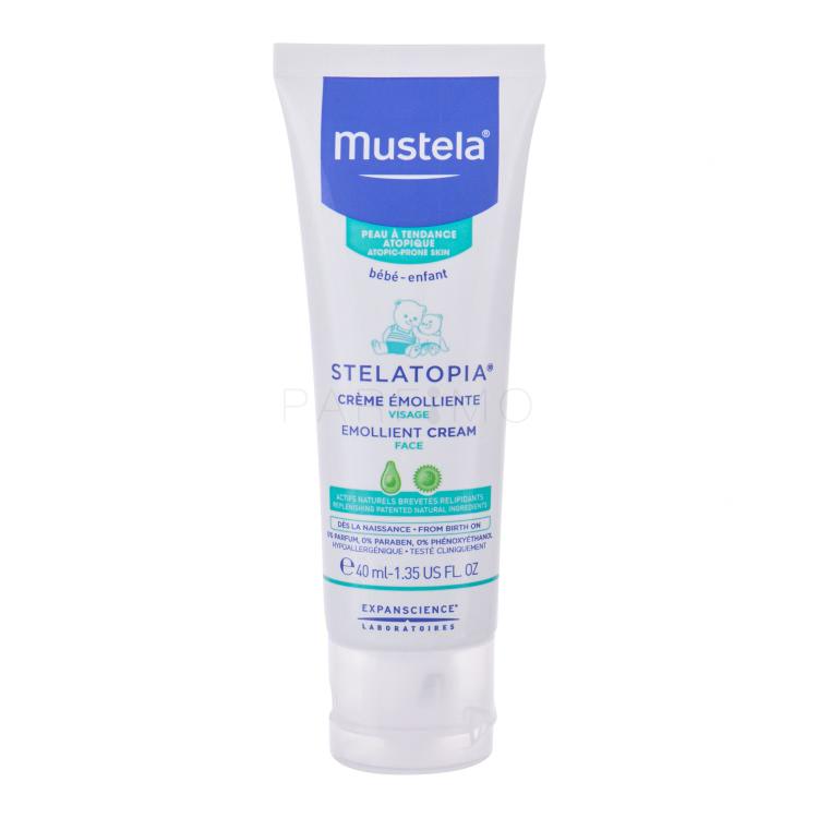 Mustela Bébé Stelatopia Emollient Cream Tagescreme für Kinder 40 ml