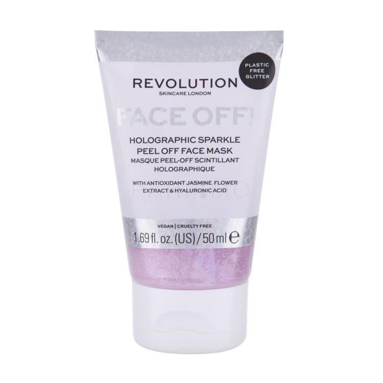 Revolution Skincare Face Off! Holographic Sparkle Gesichtsmaske für Frauen 50 ml