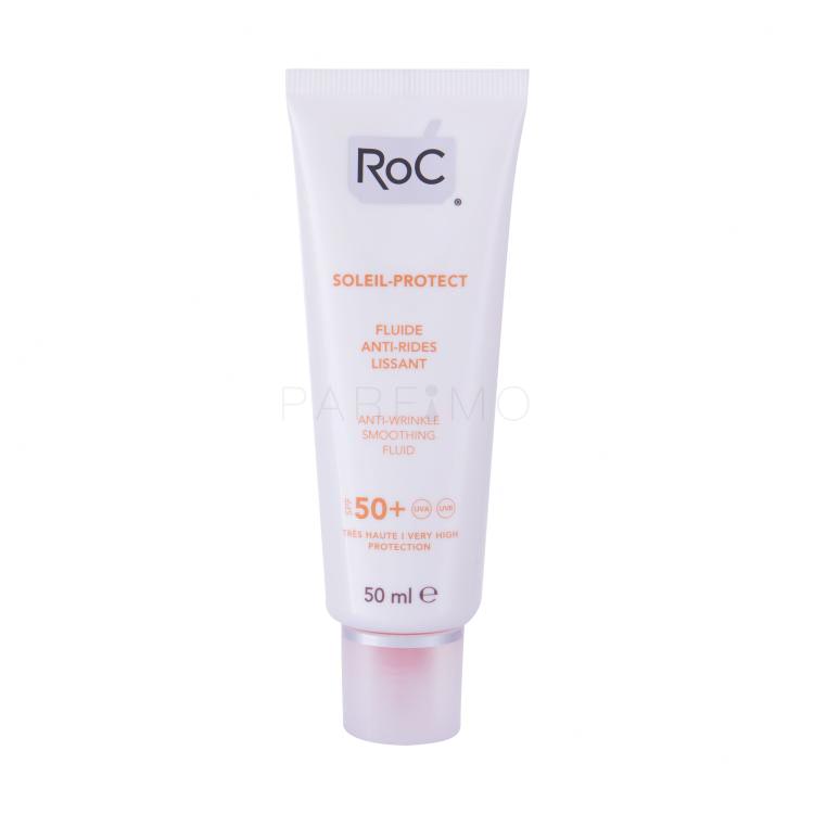 RoC Soleil-Protect Anti-Wrinkle SPF50+ Sonnenschutz fürs Gesicht für Frauen 50 ml