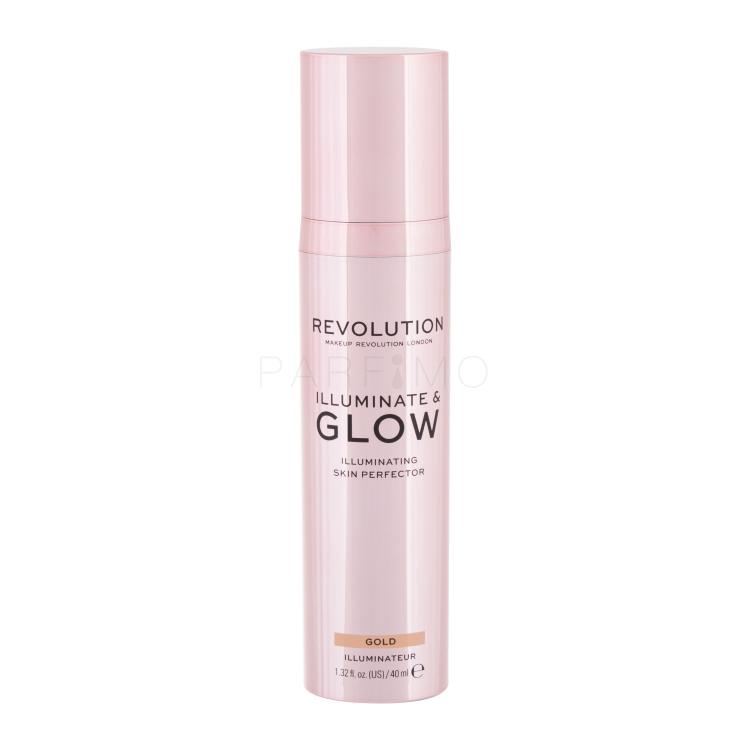 Makeup Revolution London Glow &amp; Illuminate Highlighter für Frauen 40 ml Farbton  Gold