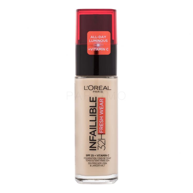 L&#039;Oréal Paris Infaillible 32H Fresh Wear SPF25 Foundation für Frauen 30 ml Farbton  15
