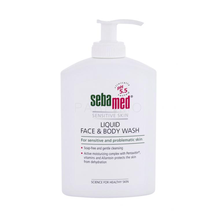 SebaMed Sensitive Skin Face &amp; Body Wash Flüssigseife für Frauen 300 ml
