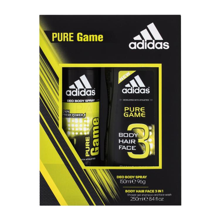 Adidas Pure Game Geschenkset 150ml Deospray + 250ml Duschgel