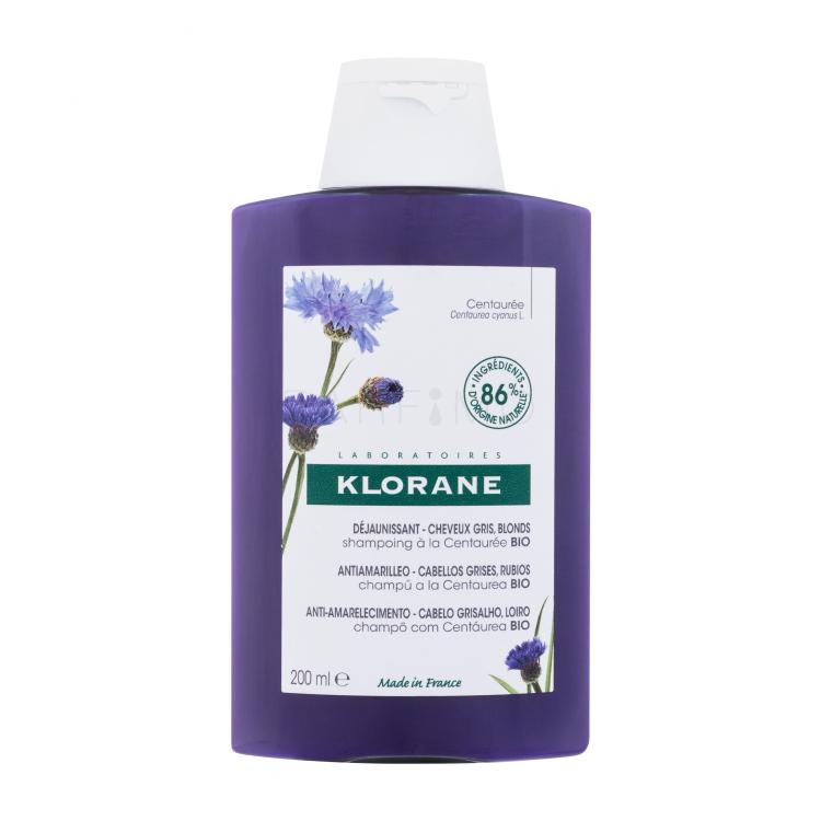 Klorane Organic Centaury Anti-Yellowing Shampoo für Frauen 200 ml