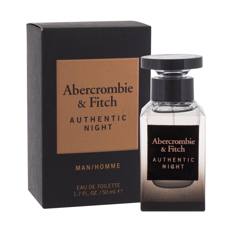 Abercrombie &amp; Fitch Authentic Night Eau de Toilette für Herren 50 ml