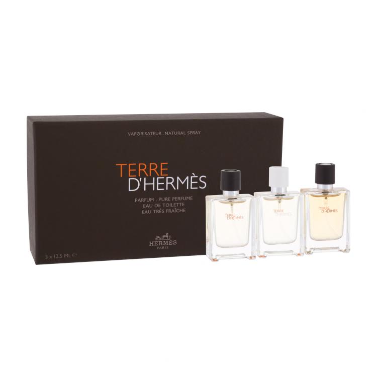 Hermes Terre d´Hermès Geschenkset Parfum Terre D´Hermés 12,5 ml + Edt Terre D´Hermés 12,5 ml + Edt Terre D´Hermés Eau Trés Fraiche 12,5 ml