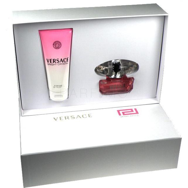 Versace Bright Crystal Geschenkset Edt 50ml + 100ml Körpermilch