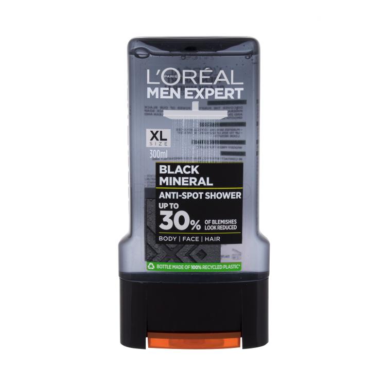 L&#039;Oréal Paris Men Expert Black Mineral Anti-Spot Duschgel für Herren 300 ml