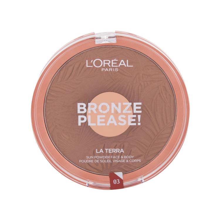 L&#039;Oréal Paris Bronze Please! Bronzer für Frauen 18 g Farbton  03