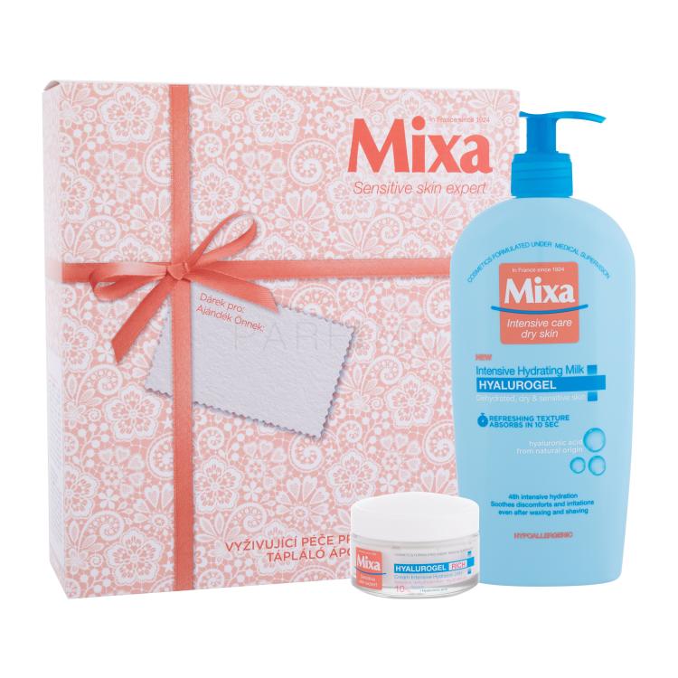 Mixa Hyalurogel Rich Geschenkset Tagescreme Sensitive Skin Expert Hyalurogel Rich 50 ml + Körpermilch Hyalurogel Intensive Hydrating Milk 400 ml