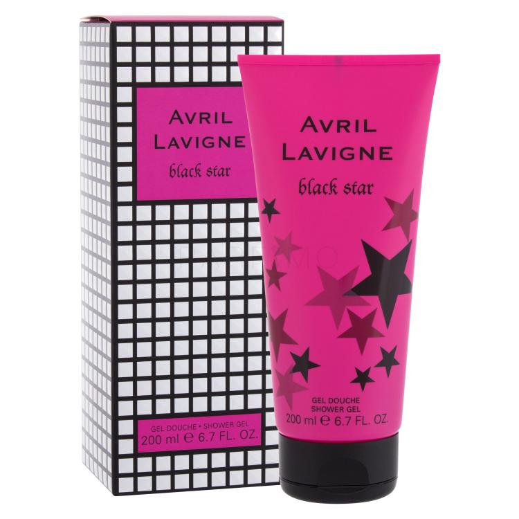 Avril Lavigne Black Star Duschgel für Frauen 200 ml