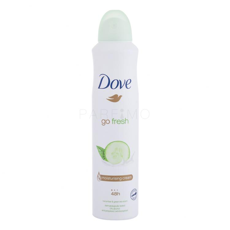 Dove Go Fresh Cucumber &amp; Green Tea 48h Antiperspirant für Frauen 250 ml