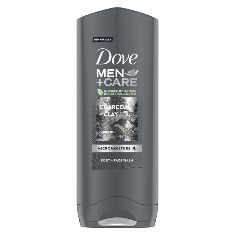 Dove Men + Care Charcoal + Clay Duschgel für Herren 250 ml