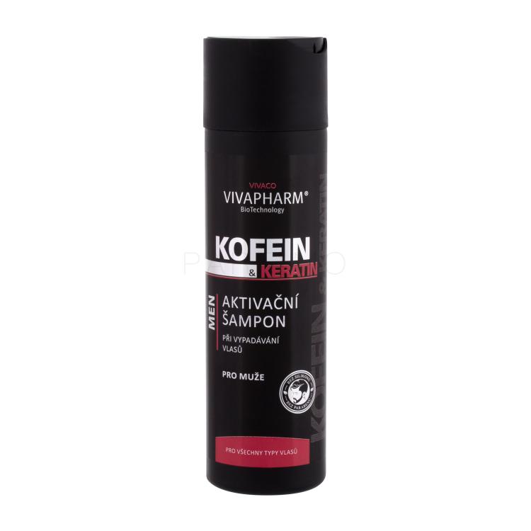 Vivaco VivaPharm Keratin &amp; Caffeine Shampoo für Herren 200 ml