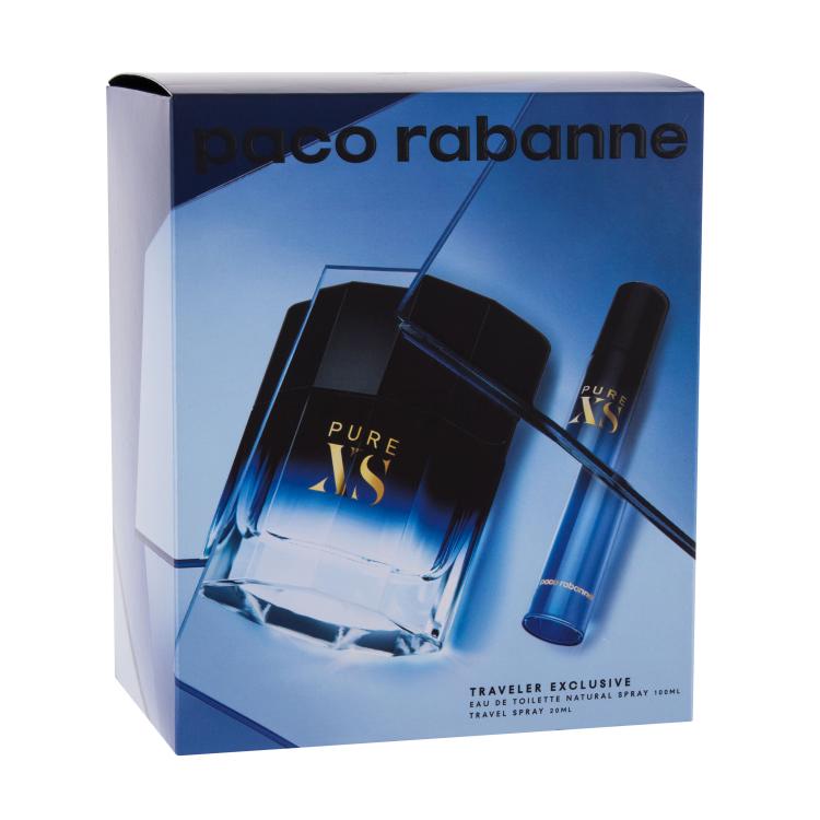 Paco Rabanne Pure XS Geschenkset Edt 100 ml + Edt 20 ml