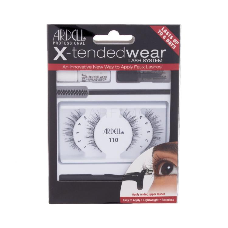 Ardell X-Tended Wear Lash System 110 Falsche Wimpern für Frauen Farbton  Black Set